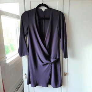 Aritzia Wilfred Front Twist Dress w/ Japanese Fabric 3/4 Sleeve